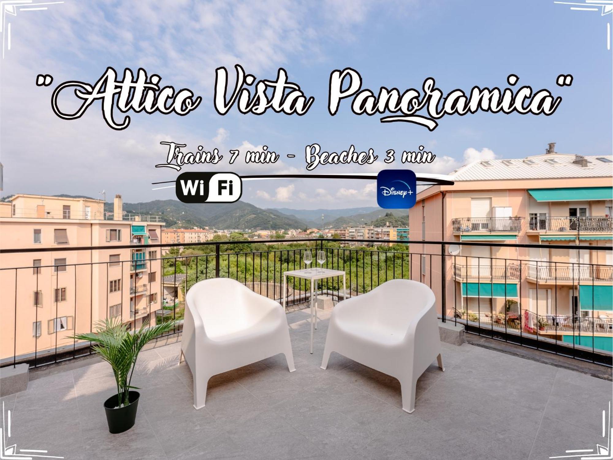 Penthouse Panoramic View - Sea 3Min - Ac - Wifi Apartment Албисола Супериоре Екстериор снимка