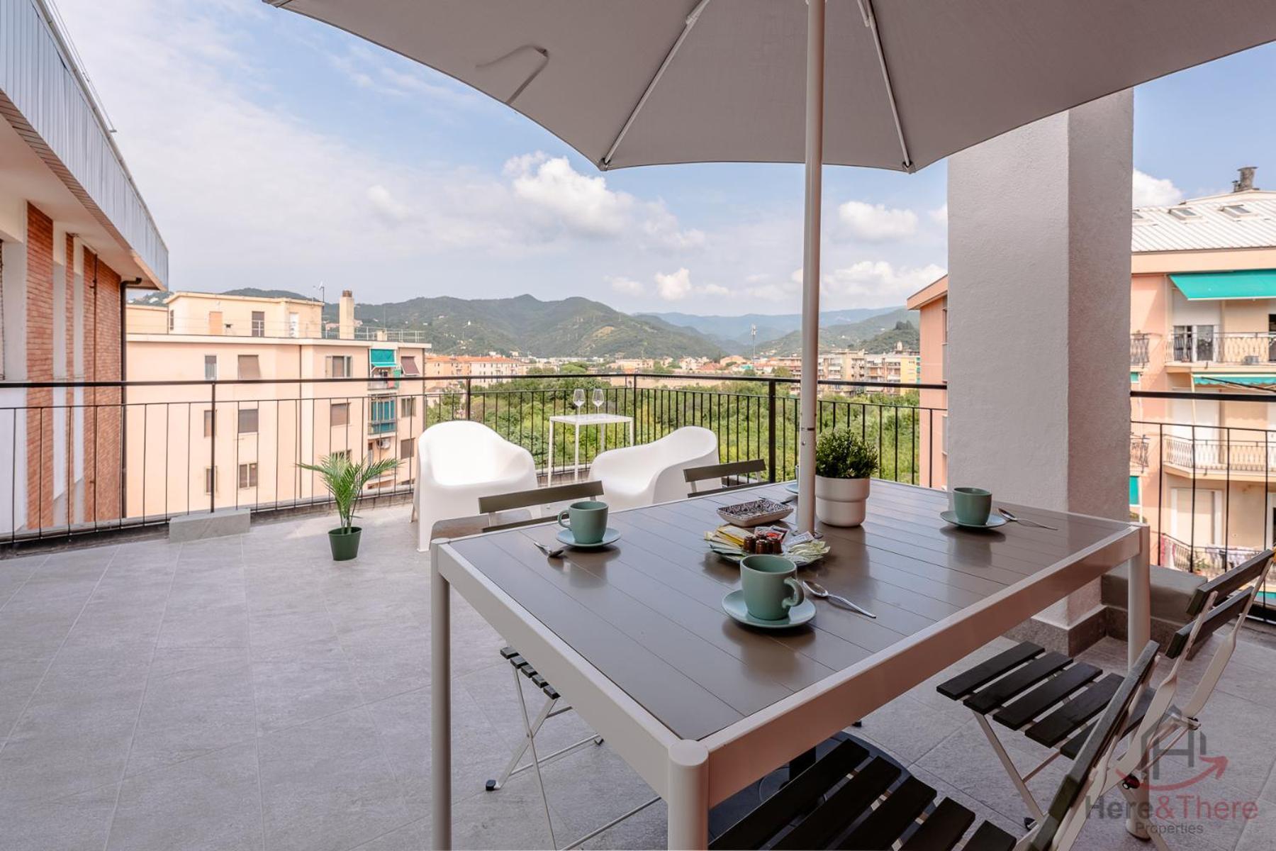 Penthouse Panoramic View - Sea 3Min - Ac - Wifi Apartment Албисола Супериоре Екстериор снимка